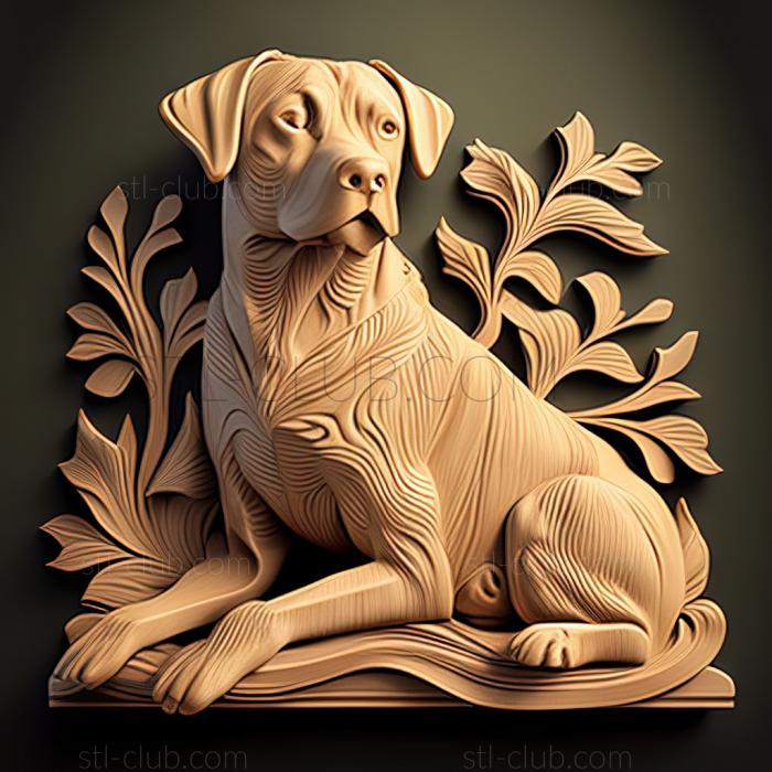 3D model st Portuguese podengu dog (STL)